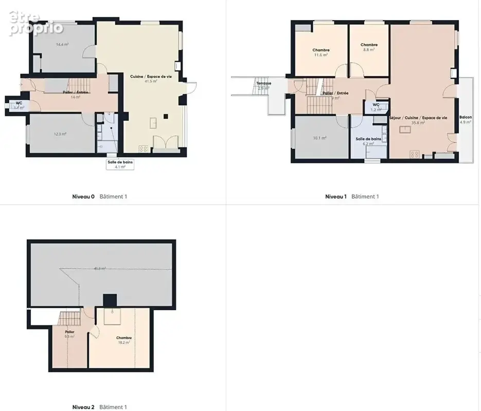 Maison en pierre à Mariac - deux logements indépendants - photo 17