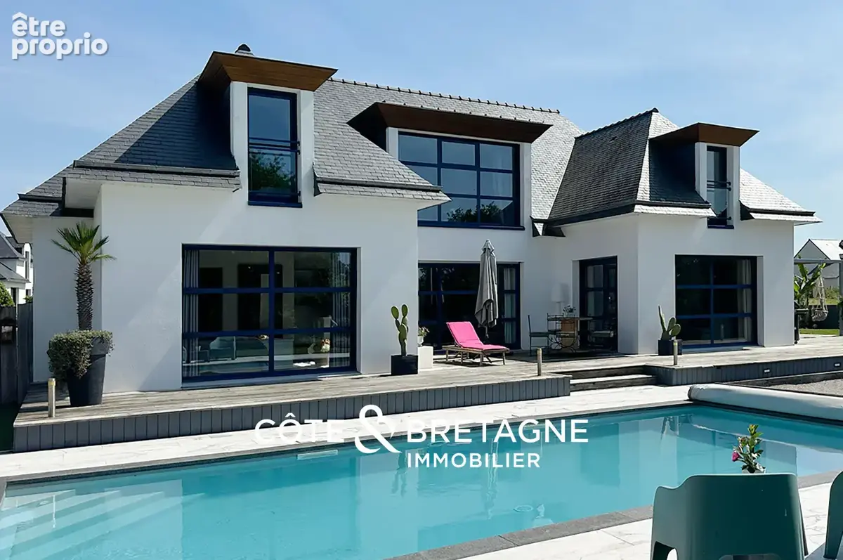 Maison moderne avec piscine à ambon dans le morbihan  réf : 202629 - photo 19