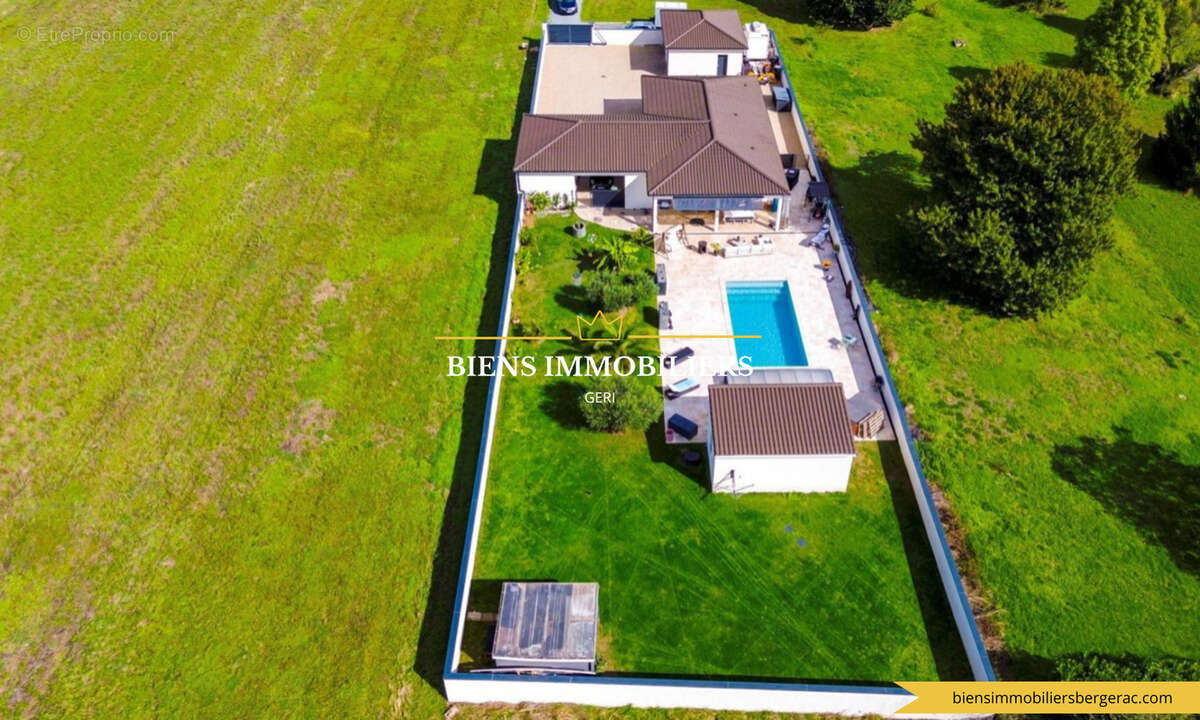 Plain pied 150 metres carres avec piscine au calme - photo 13
