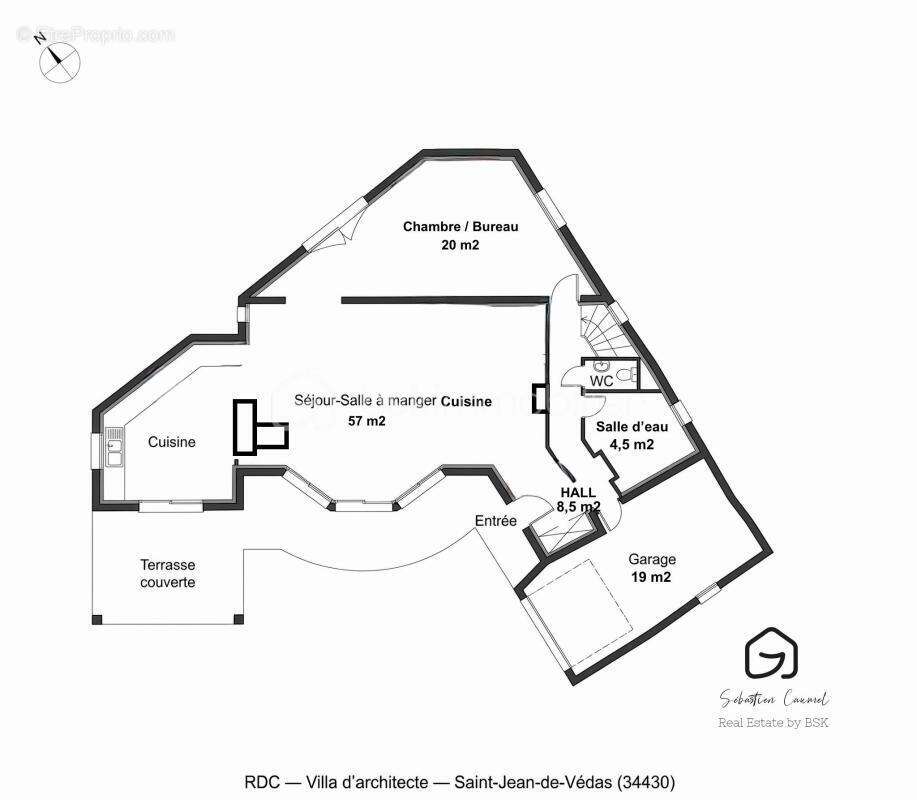 Villa d'architecte · DPE B · Piscine · Terrain 1 607 m² · Saint-Jean-de-Védas (34430) · Montpellier Ouest - photo 15