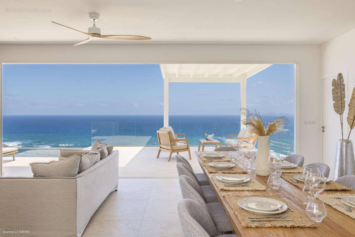 villa 3 chambres Oysrer pound superbe vue mer et St Barth - photo 34