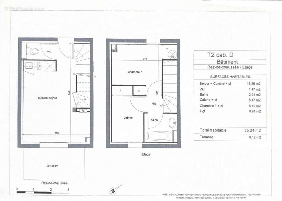 Appartement 35 m² à Montignac  - photo 4