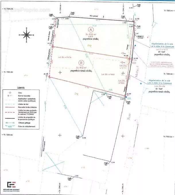 Terrain à BOURG-DES-COMPTES