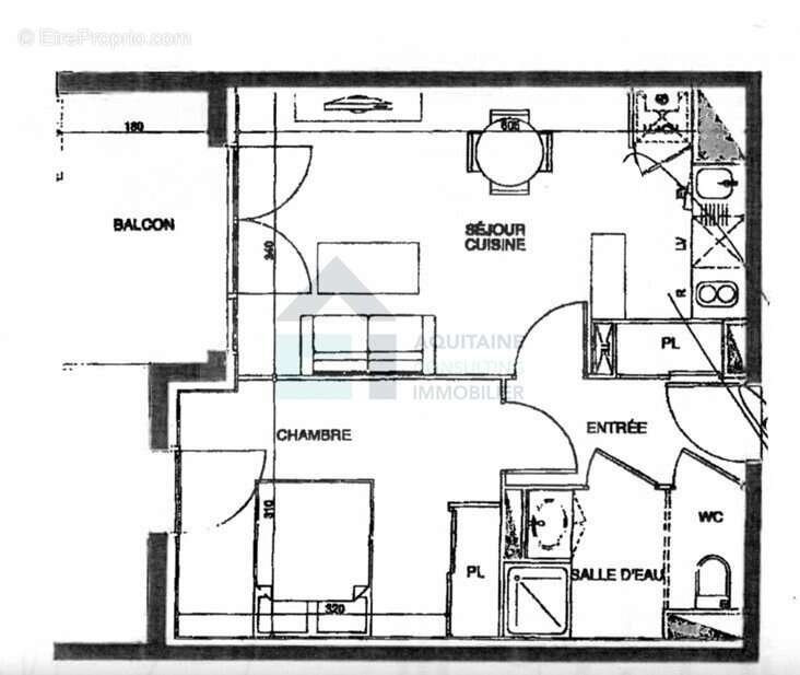 Appartement à VILLENAVE-D'ORNON
