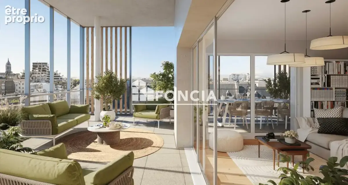 Centre ville, bien rare, grand appartement t4, terrasse exceptionnelle de 190 m2, belle vue dégagée, très beaux volumes - photo 3