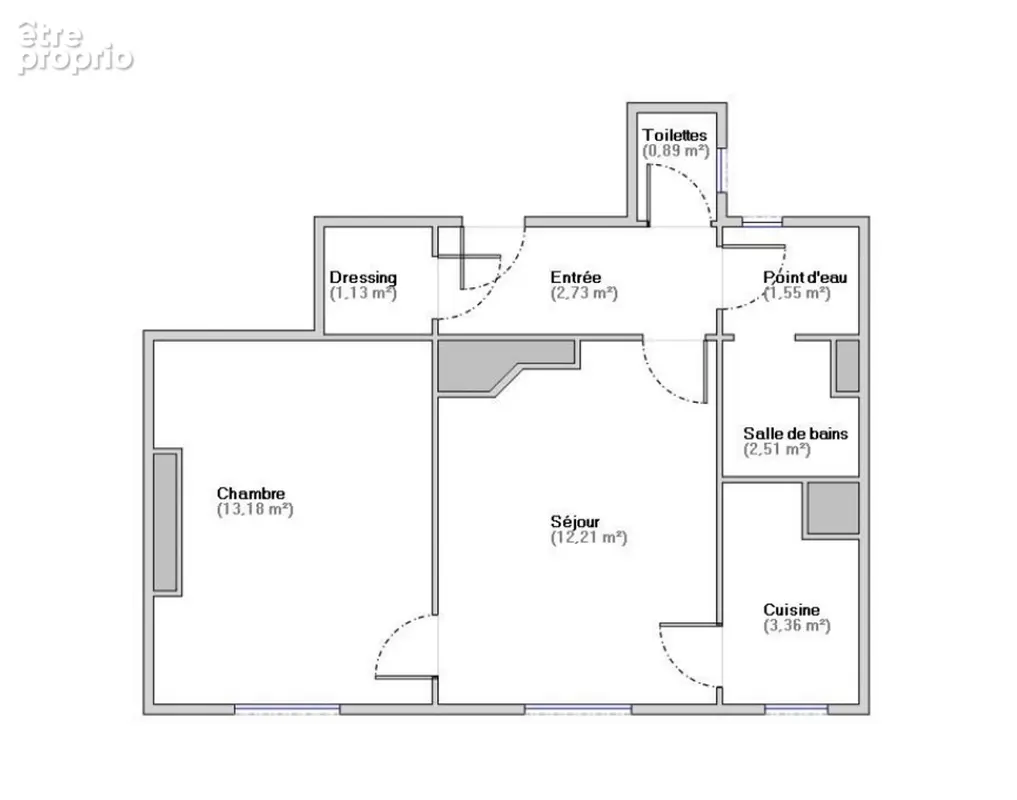 Appartement  2 pièces 37.5 m2 - 3ème étage - pas de vis à vis - photo 10