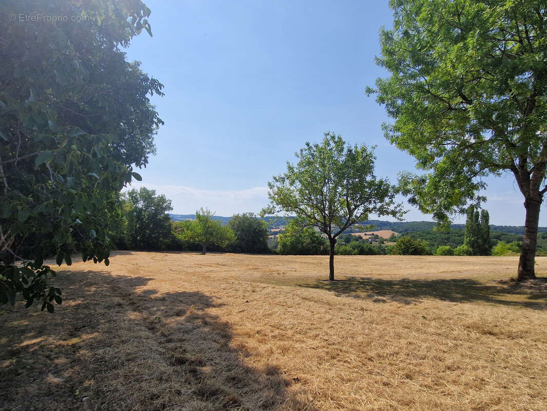 Sur les hauteurs d'Hautefage, vue MAGNIFIQUE. Ensemble immobilier Maison-Grange-Longère en pierre à rénover. - photo 7
