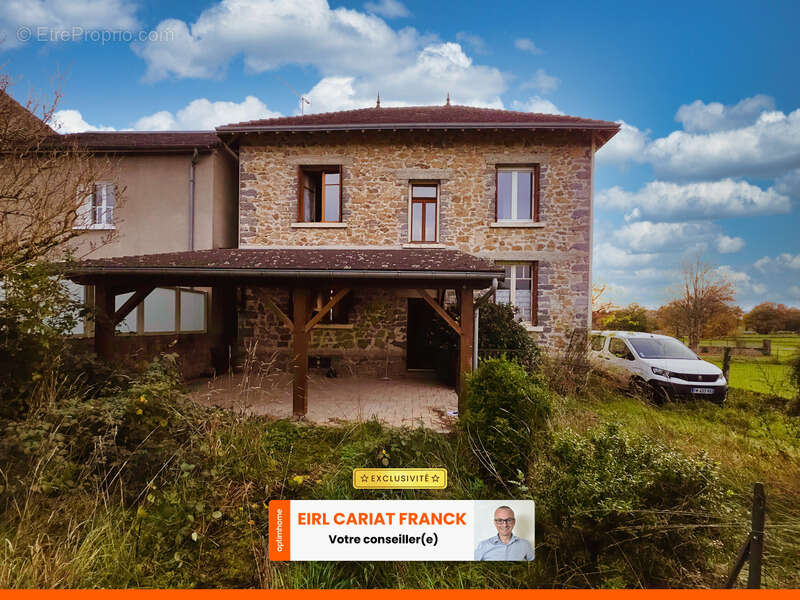 Maison en pierre de 126 m2 sur etage, l’ensemble sur 1550 m² de terrain clos avec des dependances - photo 2
