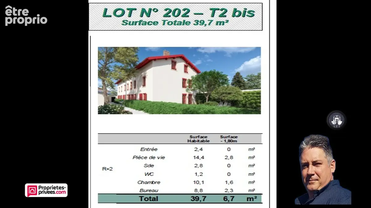 Lyon 3 Élégant T2 bis de 39,7 m²  Un bien aux multiples possibilités - photo 2