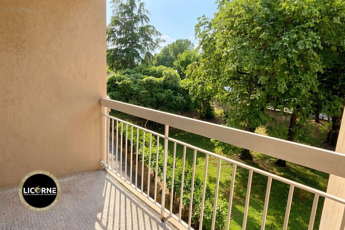 Balcon chambre 1 - Appartement à MARSEILLE-12E