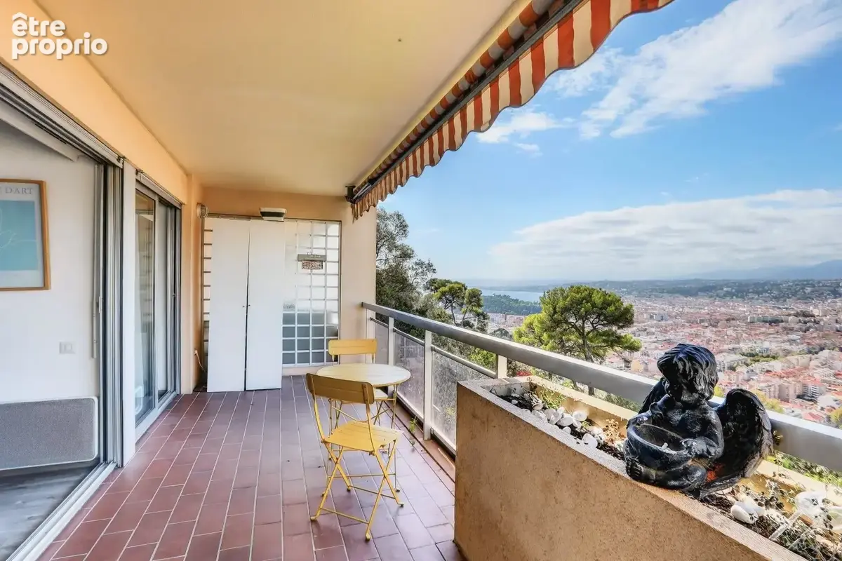 NICE Mont Boron / Col Villefranche : Appartement 3 Pieces 81m2 Terrasse Vue Panoramique Cave Standing option P - photo 2
