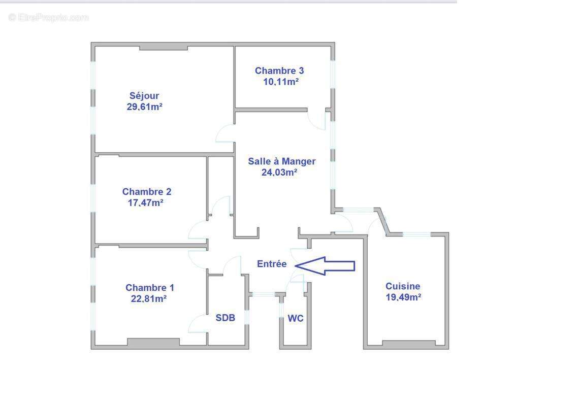 Appartement à PARIS-8E