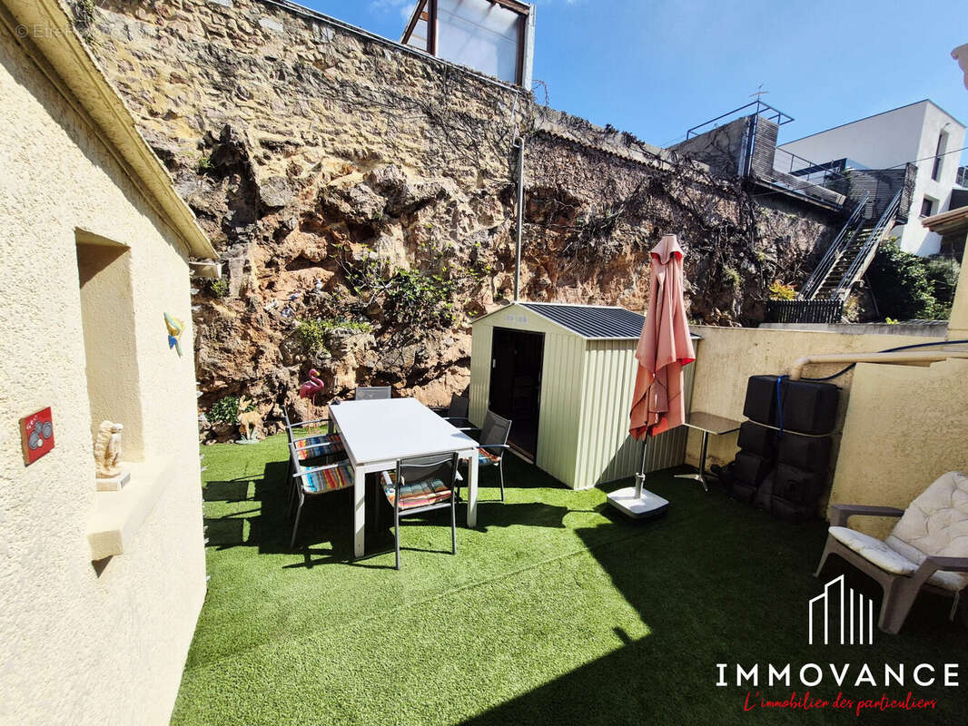 Terrasse arriere  - Maison à BALARUC-LES-BAINS