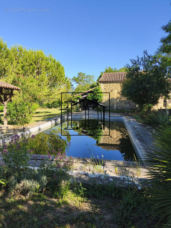 PISCINE 6 x12 - Maison à SAINT-COLOMB-DE-LAUZUN