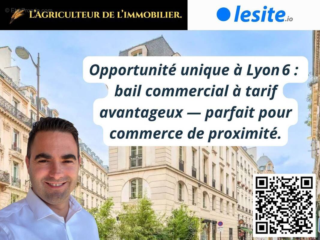 Fabien SANTOS-LocalCommercial-DroitAuBail-Lyon-Immobilier - Autre à LYON-6E