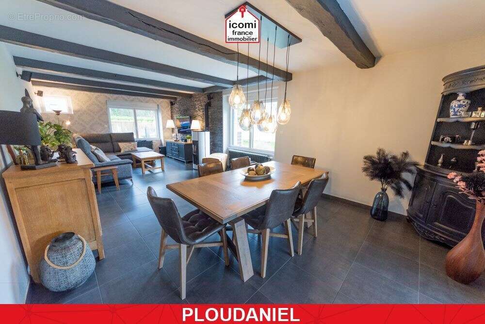 Finistere - ploudaniel (29260) - a vendre - maison individuelle t9 262m² de 1967 + extension en 1981 - 6 chambres possible 7 - g - photo 2