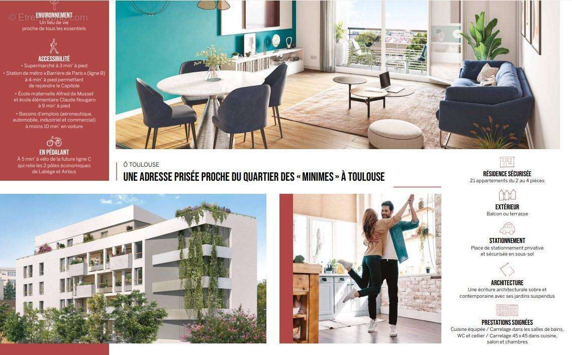 Appartement à TOULOUSE