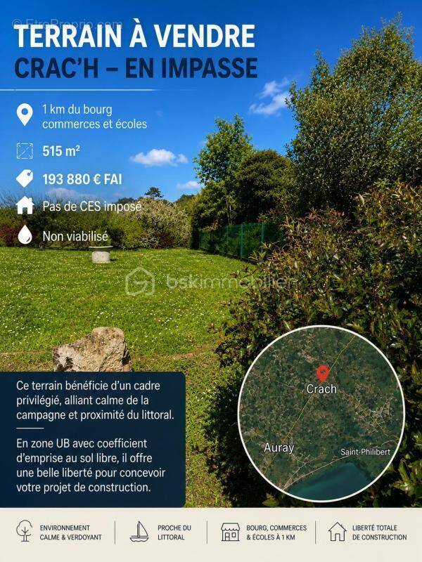 Terrain à CRACH