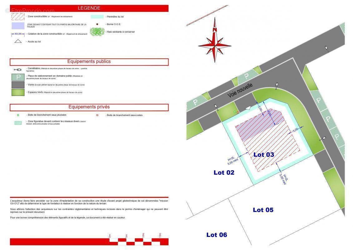 Terrain à LOON-PLAGE