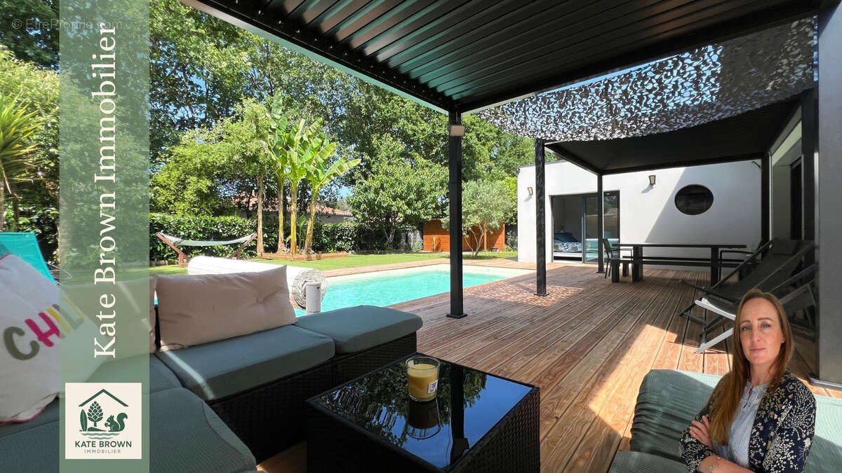 Maison contemporaine familiale avec suite parentale, 4 chambres, salle de jeux, garage et piscine - photo 5