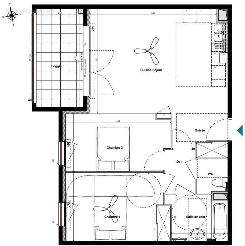 Appartement à SALON-DE-PROVENCE