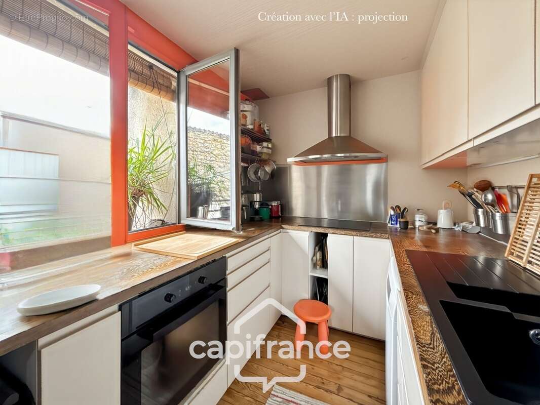 Bordeaux / Quartier St Michel - Apt spacieux et au calme / Duplex - Jardin partagé - local velo - photo 5