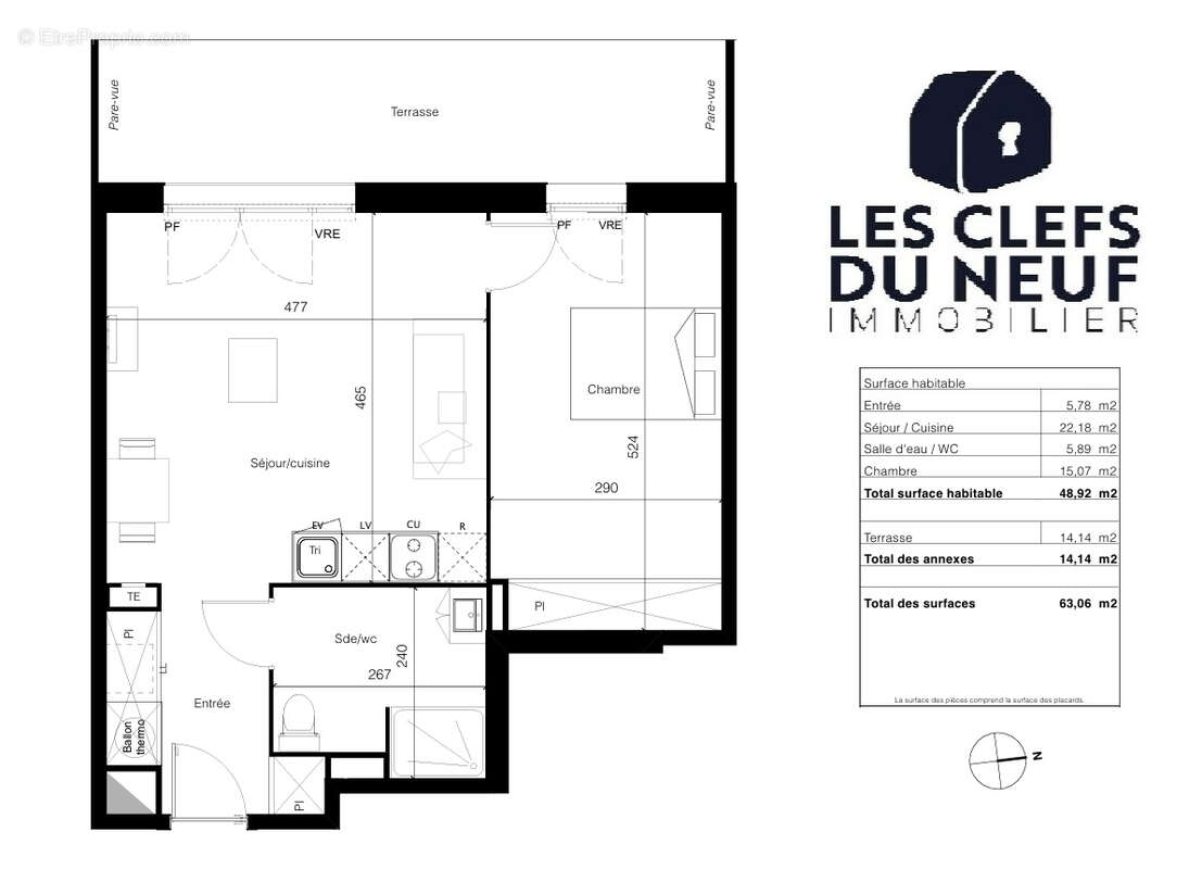 Appartement à TOURNEFEUILLE