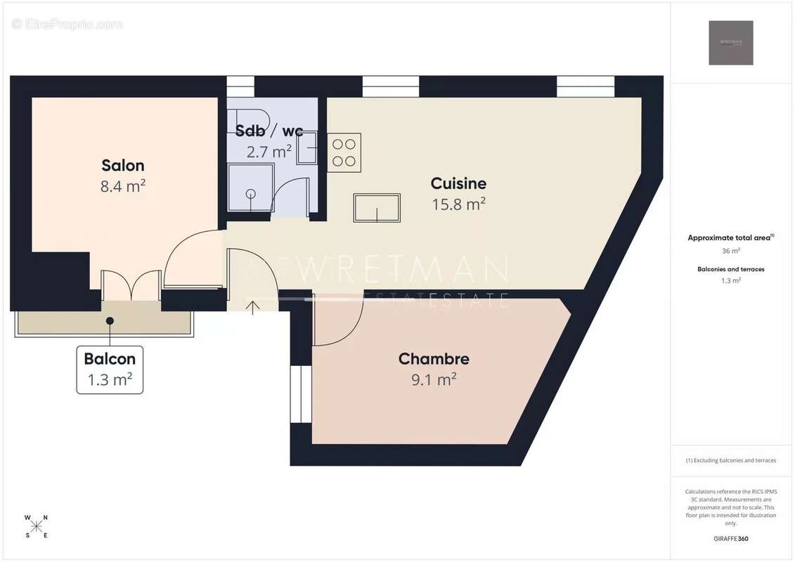 Appartement à MENTON
