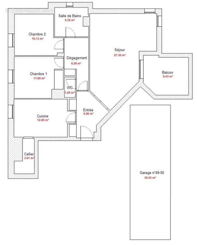Appartement à TASSIN-LA-DEMI-LUNE
