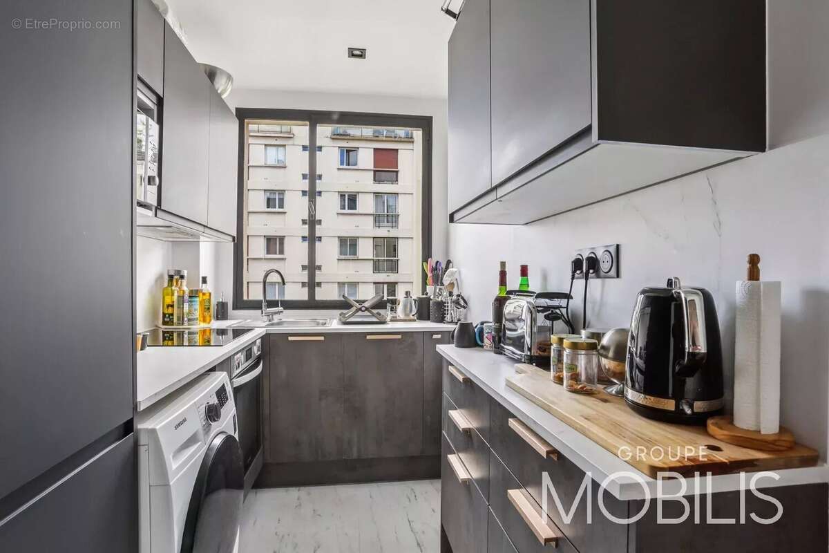 75016 - faisanderie/longchamp - appartement rénové de 60,84 m2 en étage élevé, avec balcon et vues dégagées - 1 chambre - traver - photo 3