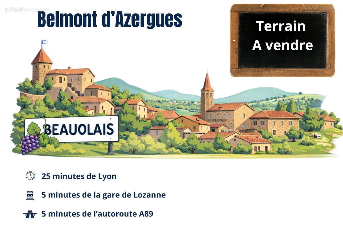 Photo 1 - Terrain à BELMONT-D'AZERGUES