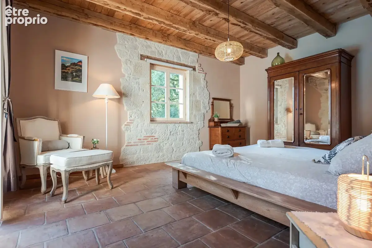 Charmante maison en pierre de 3 chambres avec piscine et vue - photo 8