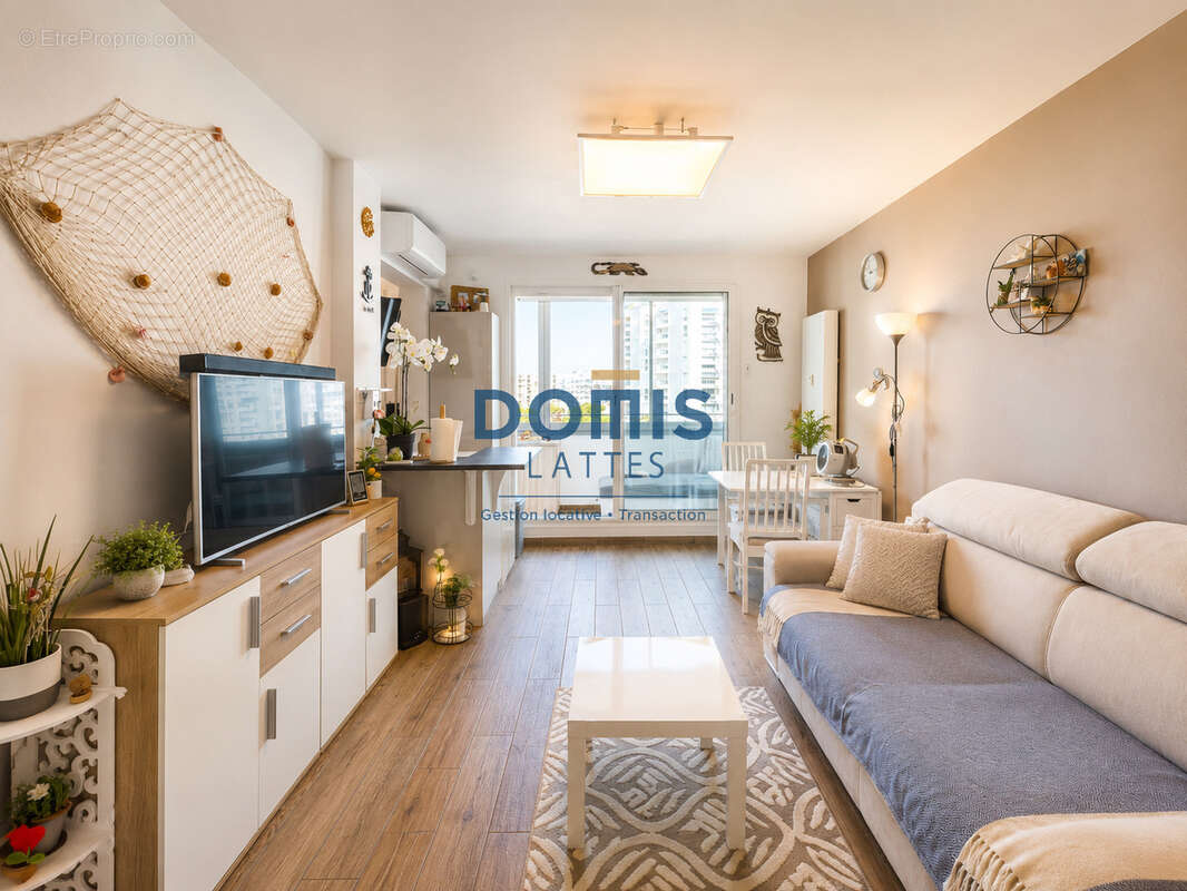 Studio rénové avec loggia et vue dégagée   Carnon-Plage - photo 2