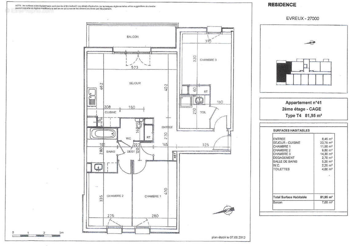 Appartement à EVREUX
