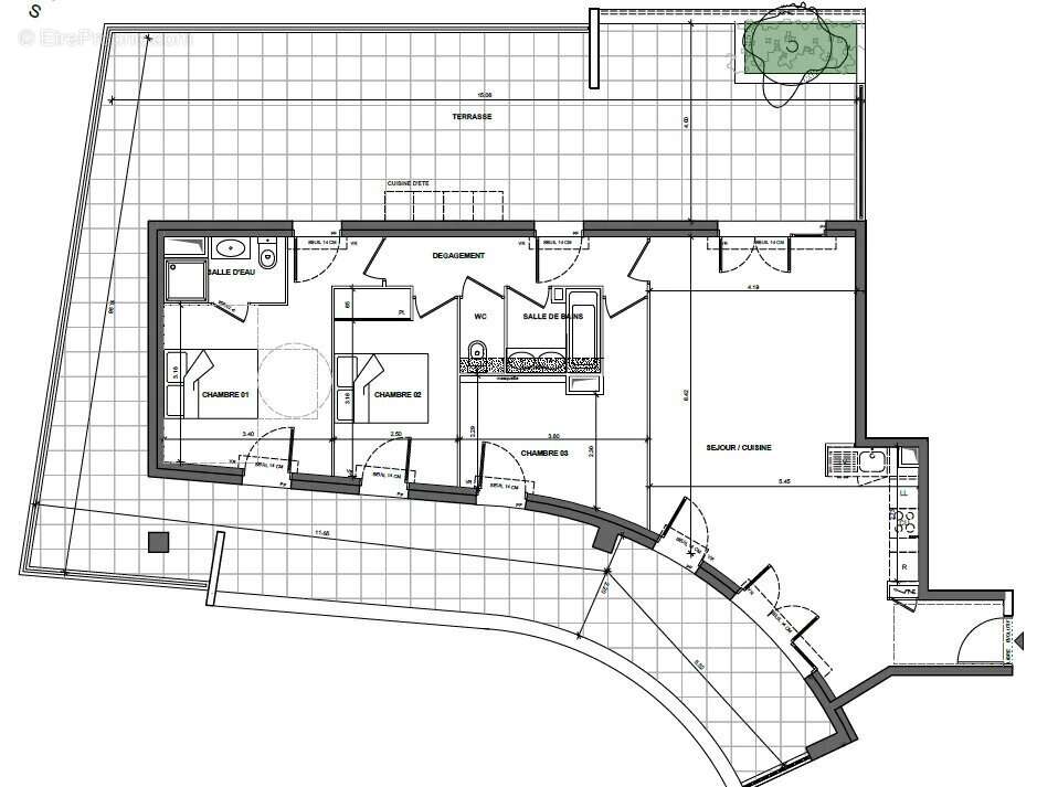 Appartement avec vue sur la Méditerranée et le Fort Carré - photo 4