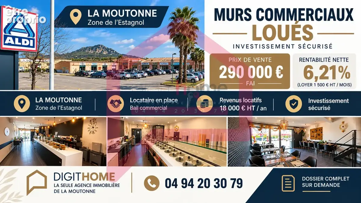 Photo Commerce à La Crau au prix de 290 000€