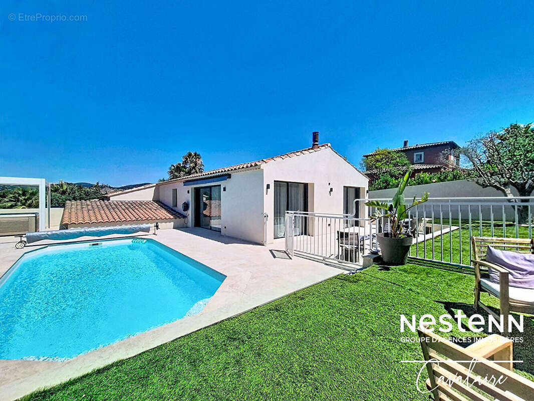 Maison contemporaine à Cogolin aux prestations de qualité, 3 chambres + studio indépendant, piscine et SPA et double garage - photo 13