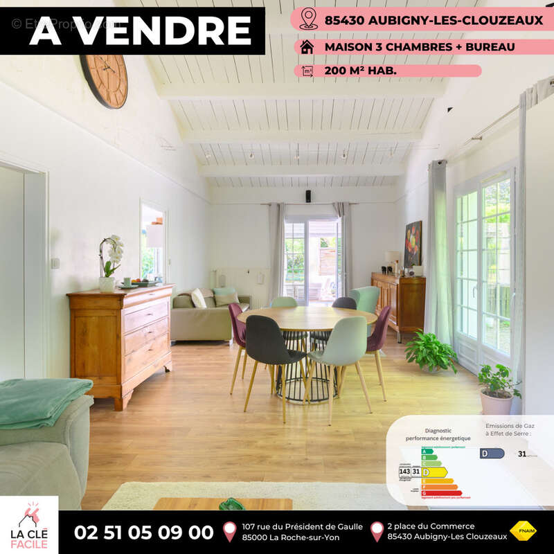 Maison à LES CLOUZEAUX