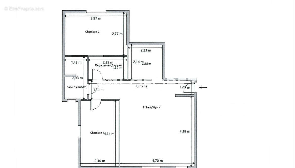 Appartement à PARIS-15E