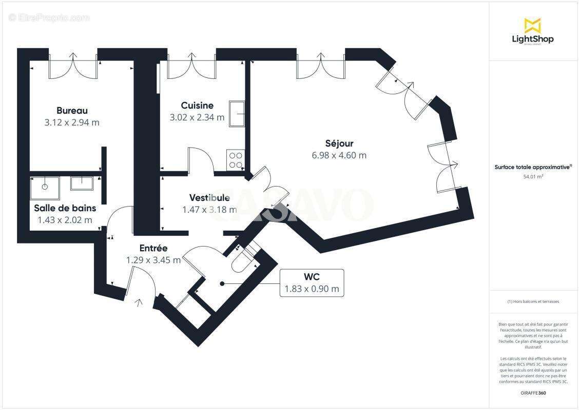 Appartement à PARIS-18E