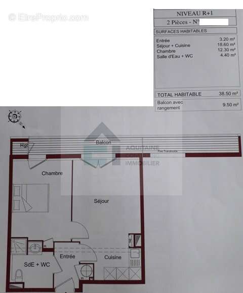 Appartement t2 libre - bordeaux - chartrons - 33300 - photo 4