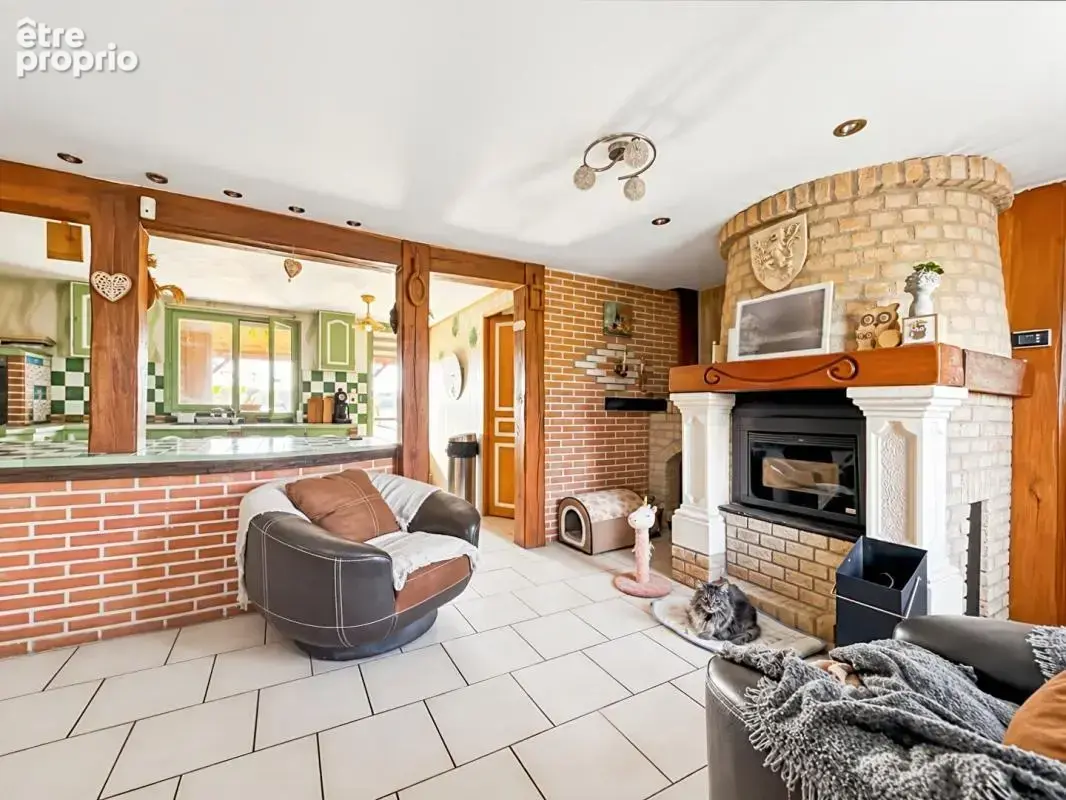 Longère de 140 m² avec vue sur la forêt de nieppe - 3 chambres - vie de plain-pied - terrasse avec pergola - merville - photo 5