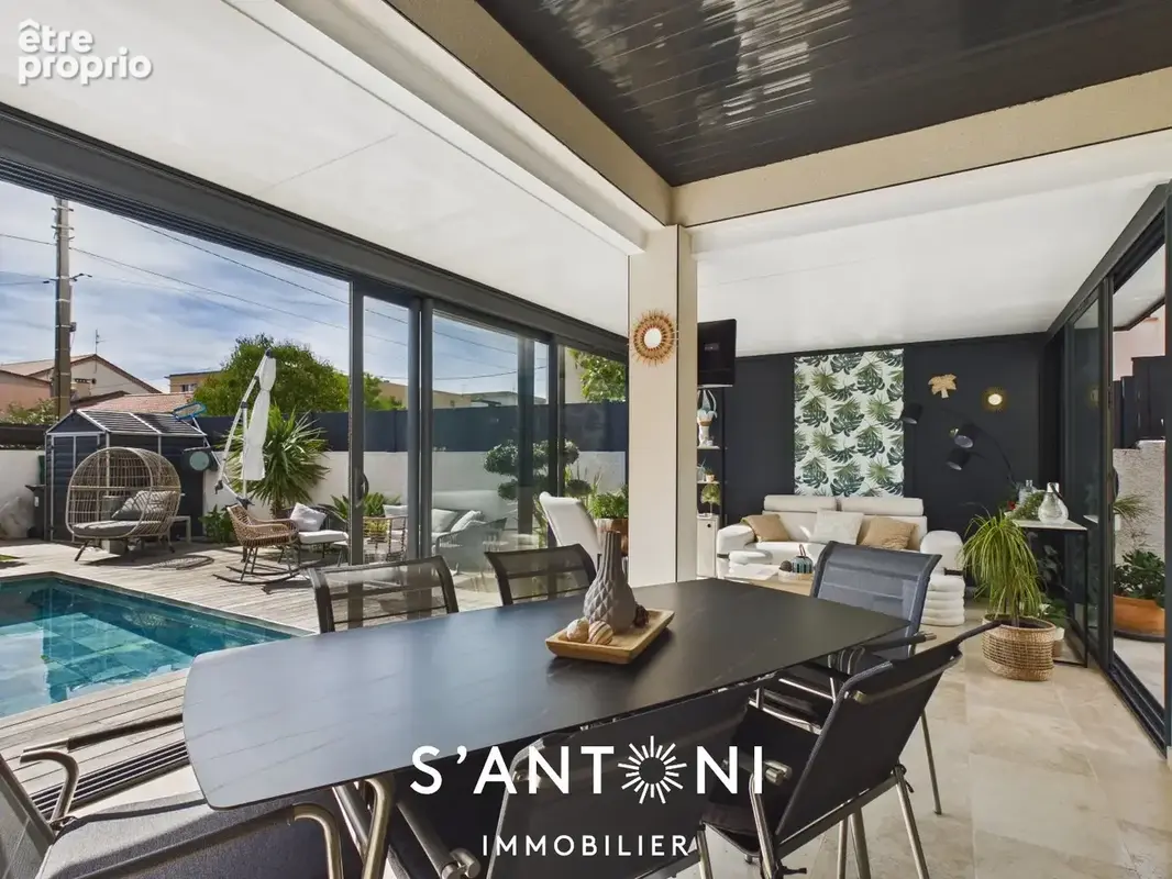AGDE- Maison contemporaine 121 m²  3 chambres  Piscine  Garage - photo 5
