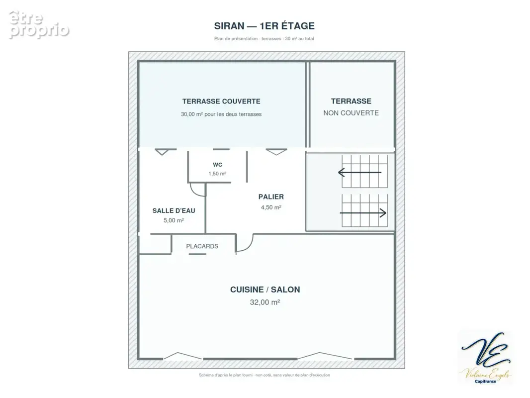 Maison rénovée à Siran – 3 chambres, terrasse, cour et grand garage de 60 m² - photo 19