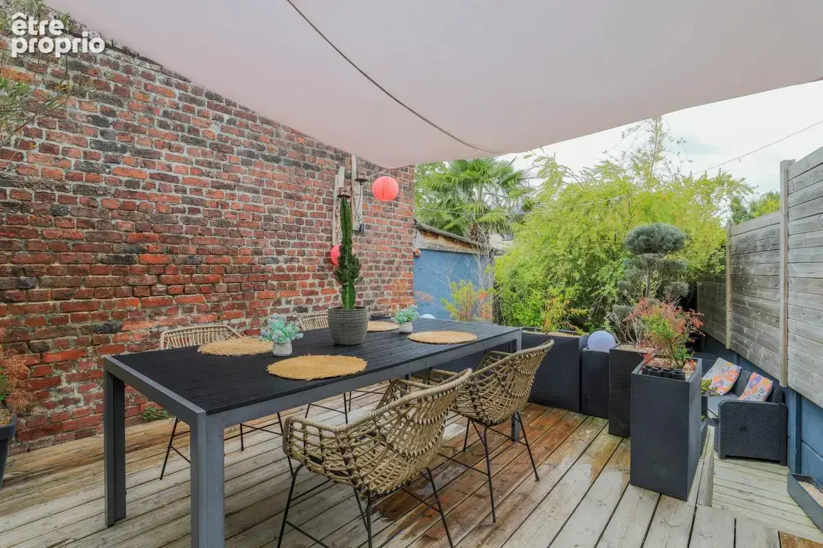Seclin - maison de ville 155 m² - 4/5 chambres - terrasses - cave - photo 7