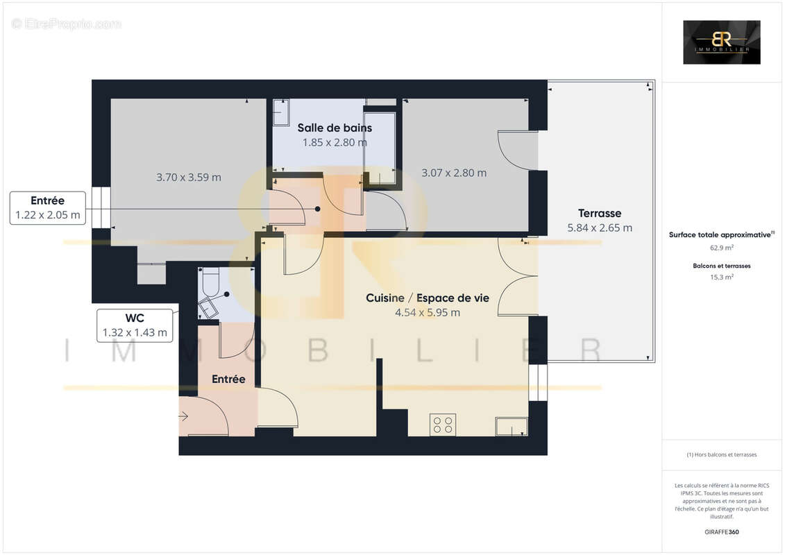 Appartement à GENNEVILLIERS