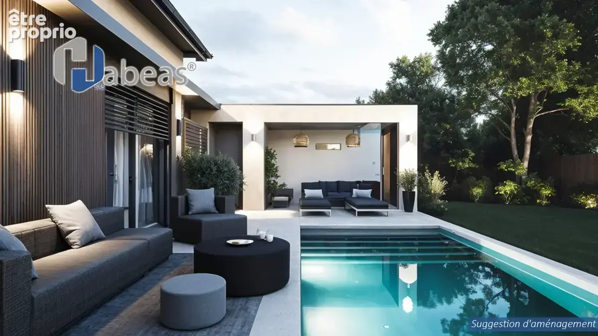 Maison de plain-pied T4 de 128.90 m² avec garage, jardin, terrasse et piscine à Sathonay-Village - photo 2