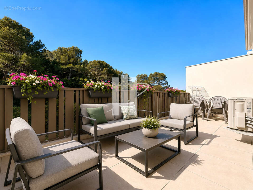 appartement au calme au deuxième étage avec grande terrasse sud vue dégagée - photo 2