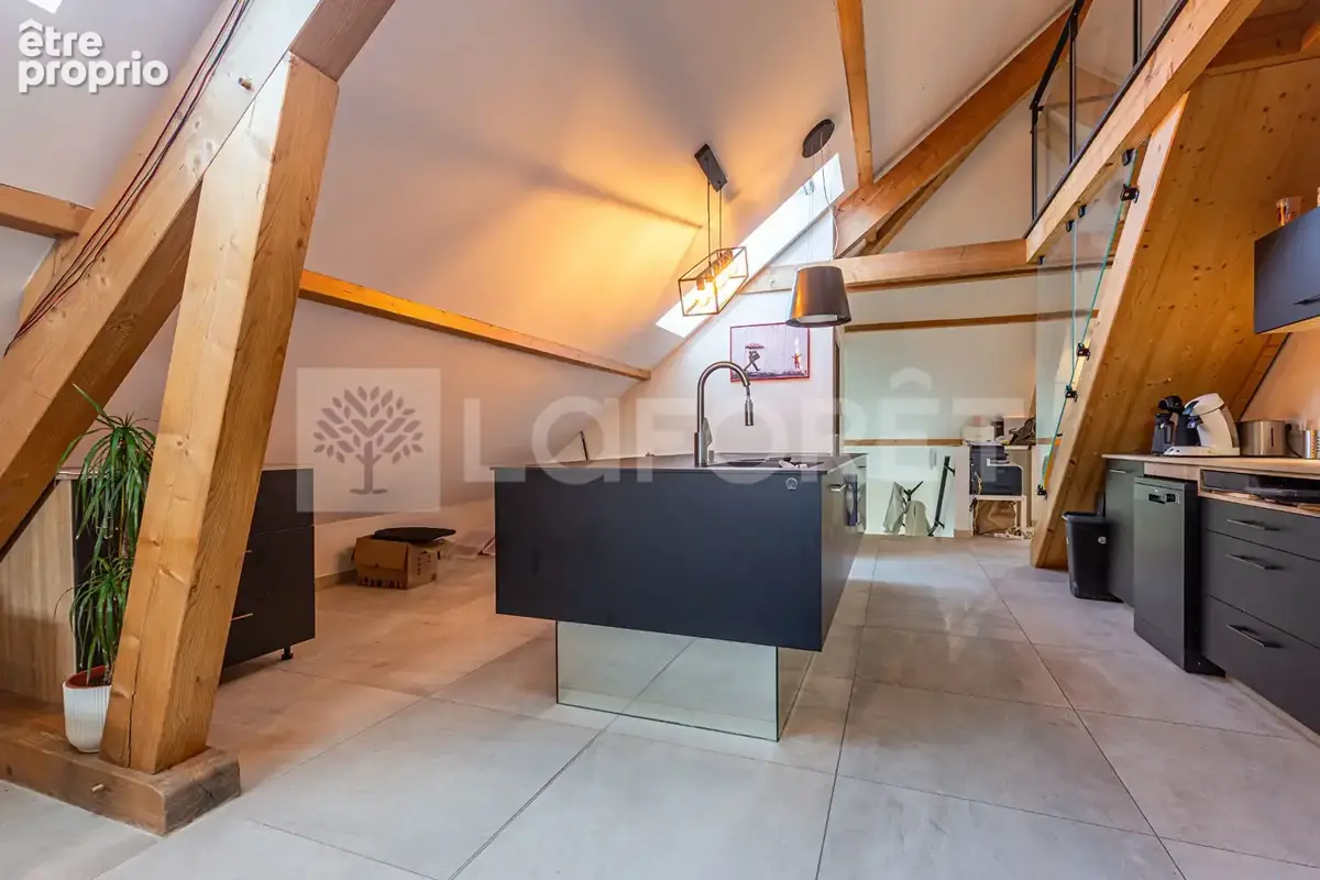 Agence immobiliere laforet - "dodonea" - annecy / seynod - appartement duplex t5 de 189,4m² au sol et 119m²  loi carrez - cave - - photo 13