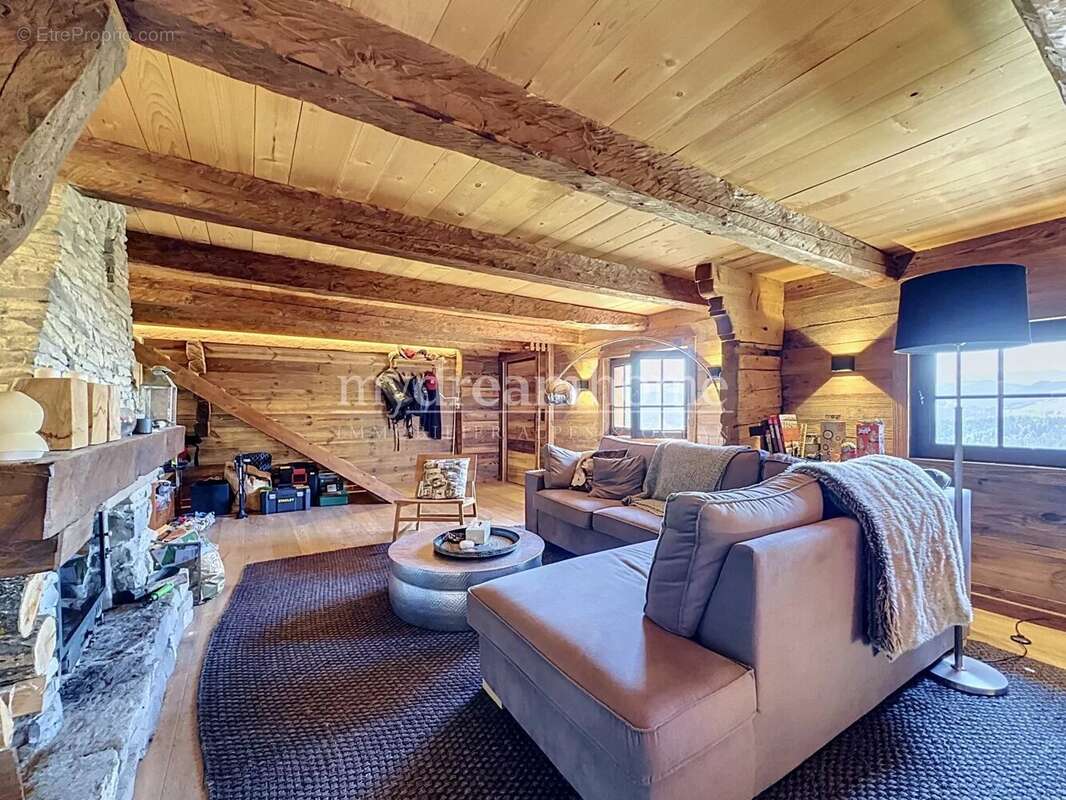 Rare ! exclusivite : chalet d alpage vue mont blanc sur les hauteurs de saint nicolas la chapelle (73590) - photo 6